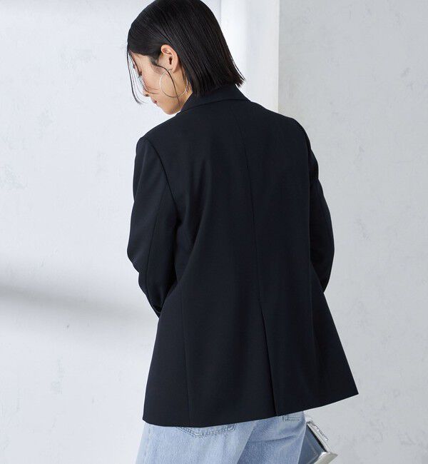 SHIPS for women「ウール ギャバ ダブル ブレザー」|テーラードジャケット|