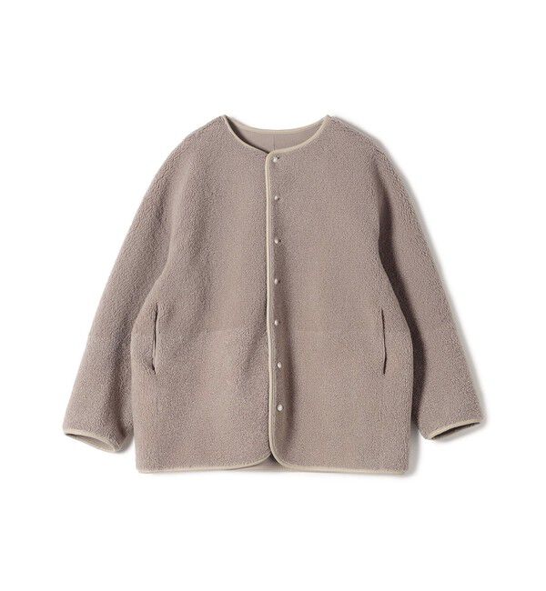 SHIPS for women「〈手洗い可能〉リバーシブル ボア &times; フリース ブルゾン」|ブルゾン・スタジャン|