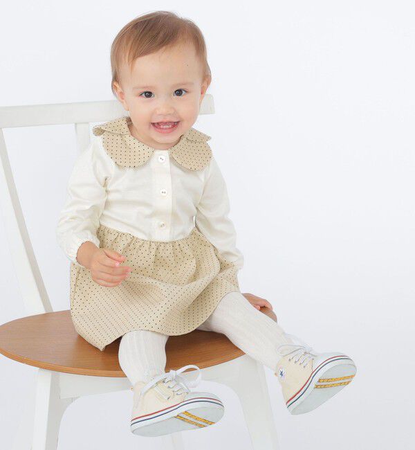 SHIPS KIDS「SHIPS KIDS:80～90cm / ドット カラー ワンピース」|ワンピース|