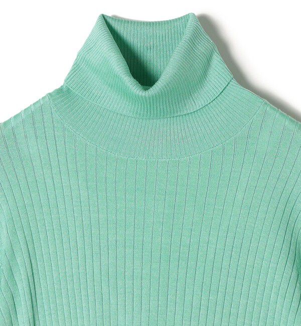 SHIPS for women「SHIPS Primary Navy Label:シルク カシミヤ タートルネック 2」|ニット・セーター|