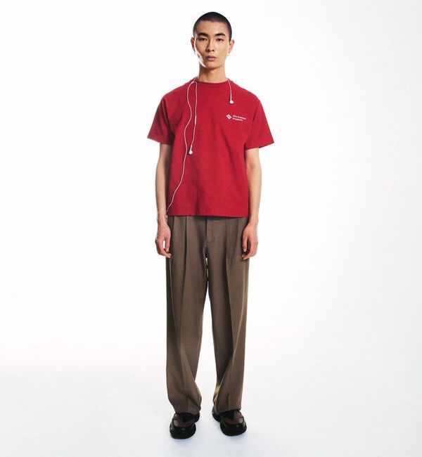 SHIPS「City Ambient Products: ツイル 2タック ワイド スラックス」|スラックス|