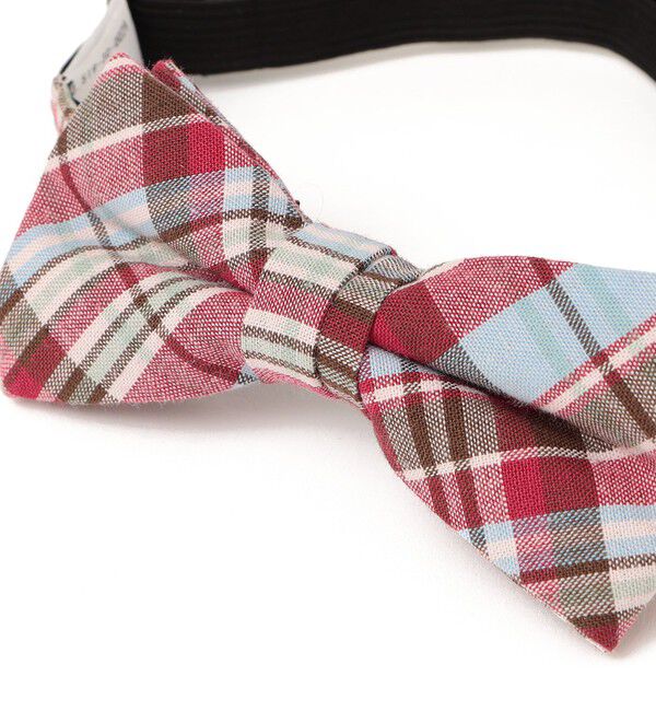 SHIPS KIDS「SHIPS KIDS:チェック柄 蝶ネクタイ」|ネクタイ・蝶ネクタイ|