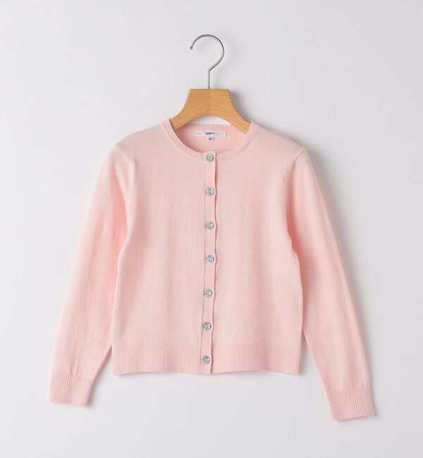 SHIPS KIDS「SHIPS KIDS:100～130cm / リバティ カーディガン」|カーディガン|ピンク
