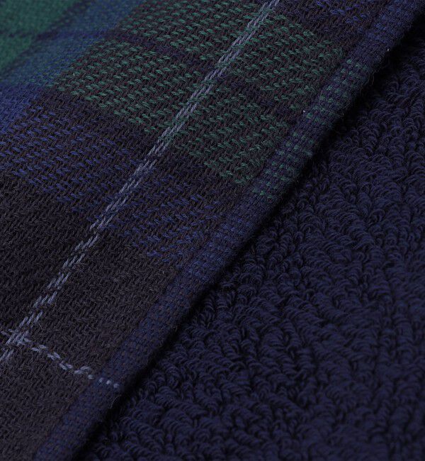 SHIPS「SHIPS: チェック フェイスタオル」|ハンカチ|