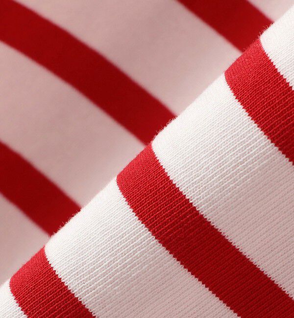 SHIPS for women「SHIPS Primary Navy Label:コットン ボーダー クルーネック プルオーバー」|Tシャツ・カットソー|