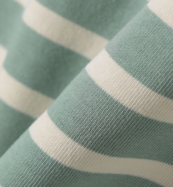 SHIPS for women「SHIPS Primary Navy Label:コットン ボーダー クルーネック プルオーバー」|Tシャツ・カットソー|