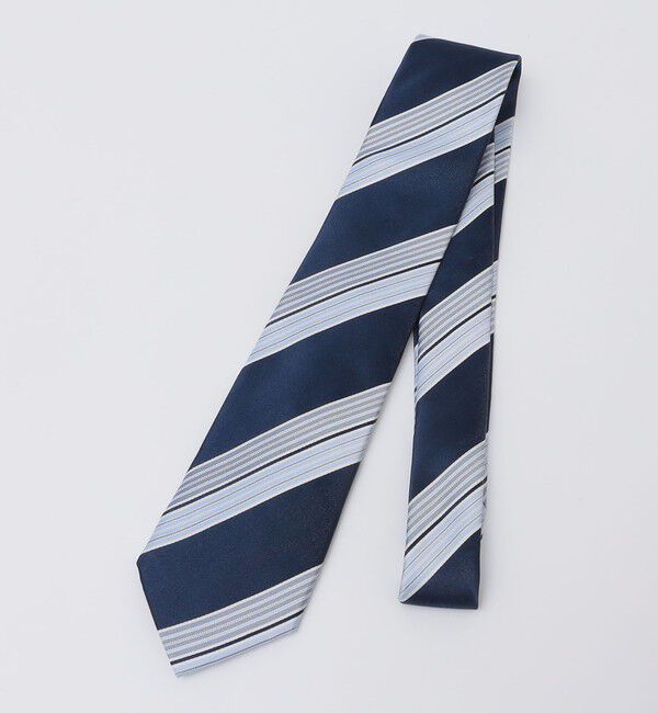 SHIPS Colors 「SHIPS Colors:シルク ストライプ ネクタイ 2◇」|ネクタイ・蝶ネクタイ|サックスブルー