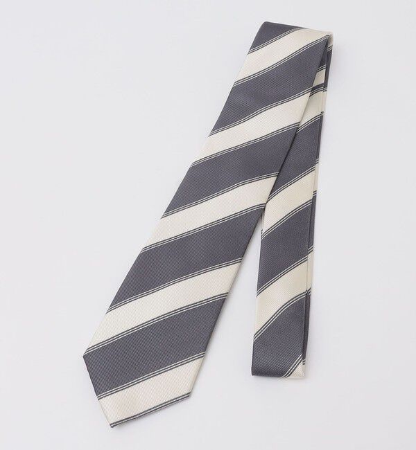 SHIPS Colors 「SHIPS Colors:シルク ストライプ ネクタイ 1」|ネクタイ・蝶ネクタイ|オリーブ