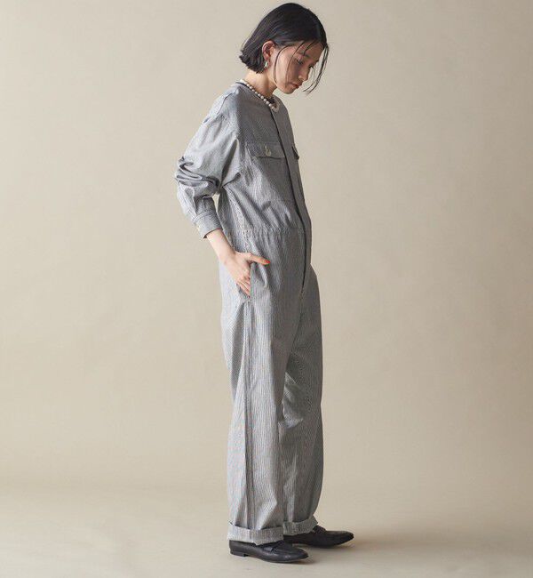 SHIPS for women「SHIPS NINE CASE:〈洗濯機可能〉ジャンプスーツ」|オールインワン|