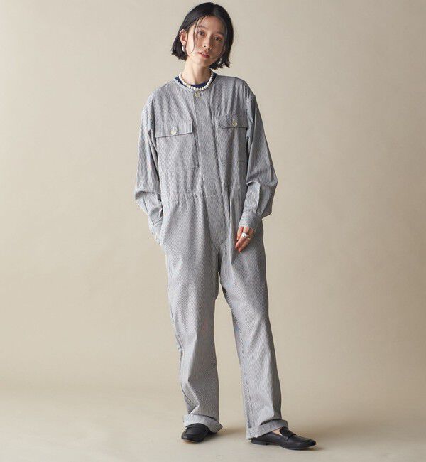 SHIPS for women「SHIPS NINE CASE:〈洗濯機可能〉ジャンプスーツ」|オールインワン|