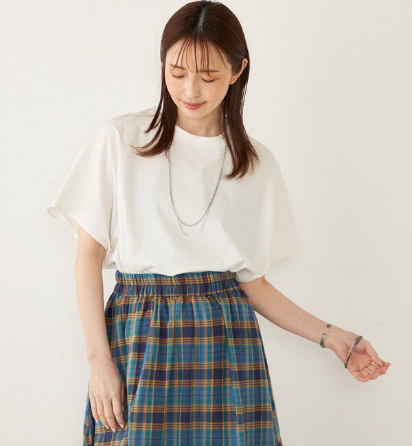 SHIPS Colors 「SHIPS Colors:〈手洗い可能〉ハイツイスト ケープ プルオーバー」|Tシャツ・カットソー|