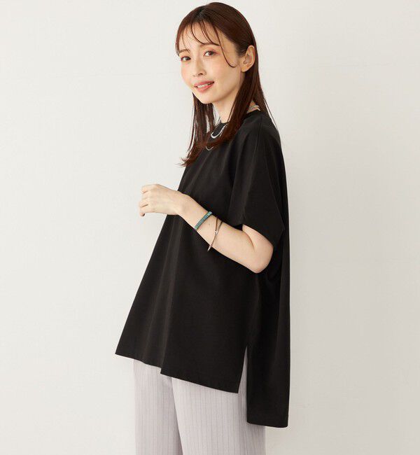 SHIPS Colors 「SHIPS Colors:〈手洗い可能〉ハイツイスト ケープ プルオーバー」|Tシャツ・カットソー|