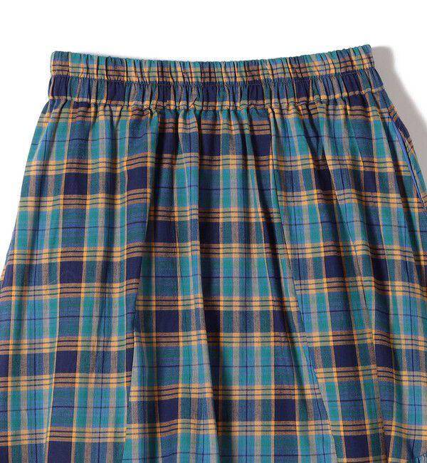 SHIPS Colors 「SHIPS Colors:〈手洗い可能〉マドラスチェック ギャザー スカート◇」|スカート|