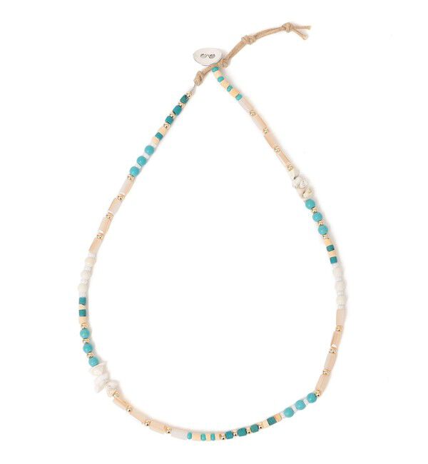 SHIPS any「HELENA: カラー ビーズ ネックレス」|ネックレス|オフホワイト