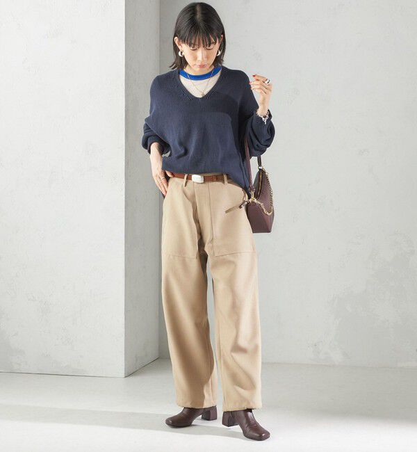 SHIPS for women「LEFIJE: スクエア バックル ベルト」|ベルト|