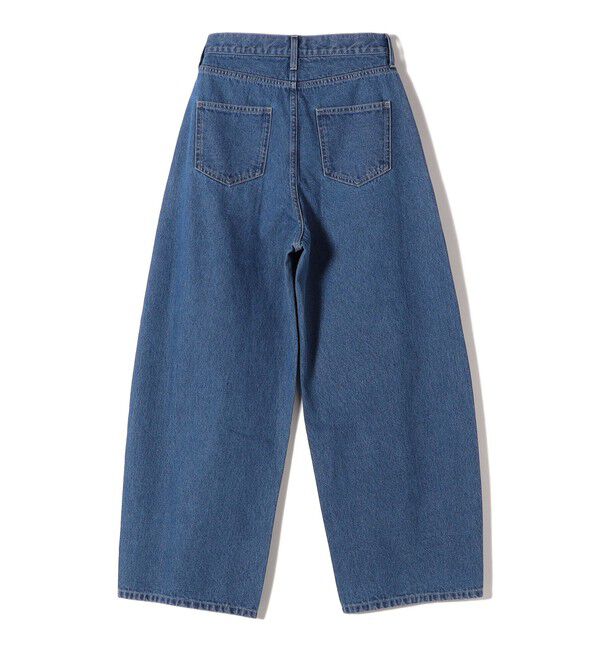 SHIPS for women「〈洗濯機可能〉2タック カーブ デニム パンツ」|デニム|