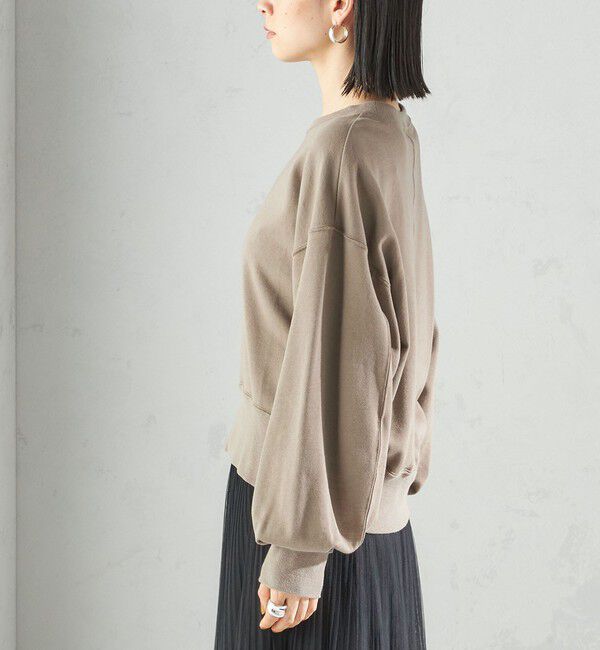 SHIPS for women「ミニ 裏毛 ラウンド ヘム プルオーバー」|スウェット・ジャージ|