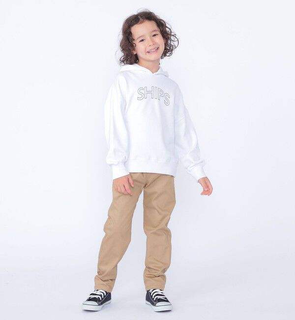 SHIPS KIDS「【WEB限定】SHIPS KIDS:100～160cm / SHIPS ラウンド ロゴ パーカ」|パーカー|