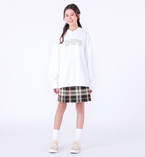 SHIPS KIDS「【WEB限定】SHIPS KIDS:100～160cm / SHIPS ラウンド ロゴ パーカ」|パーカー|