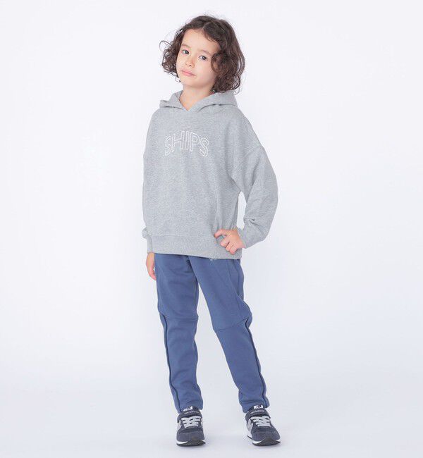 SHIPS KIDS「【WEB限定】SHIPS KIDS:100～160cm / SHIPS ラウンド ロゴ パーカ」|パーカー|