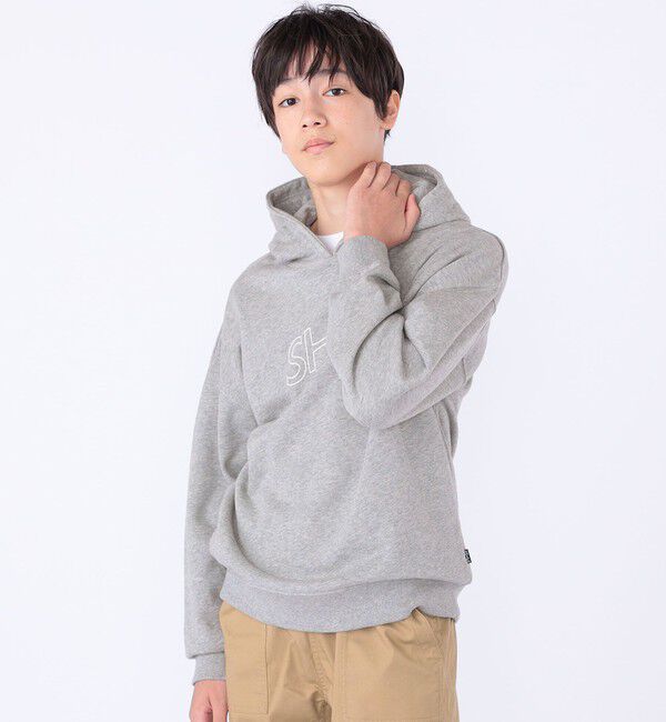 SHIPS KIDS「【WEB限定】SHIPS KIDS:100～160cm / SHIPS ラウンド ロゴ パーカ」|パーカー|