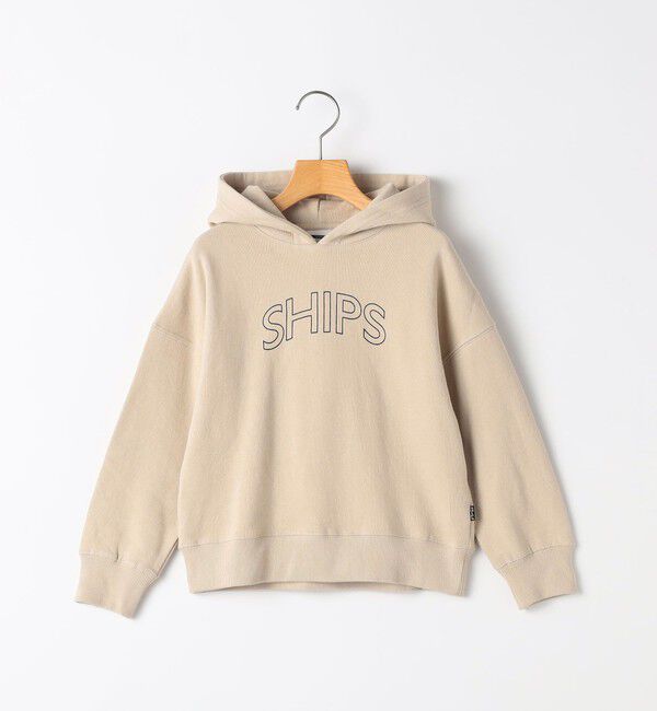 SHIPS KIDS「【WEB限定】SHIPS KIDS:100～160cm / SHIPS ラウンド ロゴ パーカ」|パーカー|