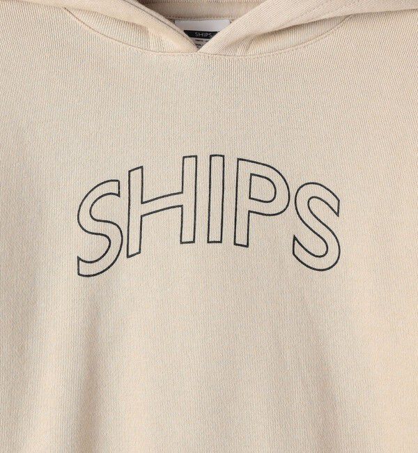 SHIPS KIDS「【WEB限定】SHIPS KIDS:100～160cm / SHIPS ラウンド ロゴ パーカ」|パーカー|