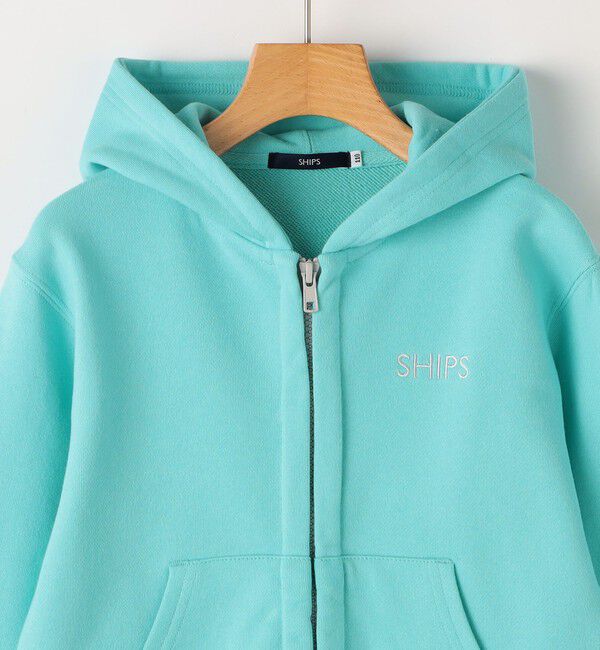 SHIPS KIDS「SHIPS KIDS:80～90cm / ロゴ フード ジップ パーカ」|パーカー|