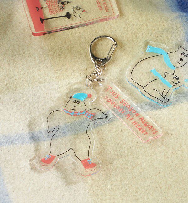 SHIPS for women「Shiomi Wada&times;SHIPS: キーホルダー」|チャーム・キーホルダー|レッド系