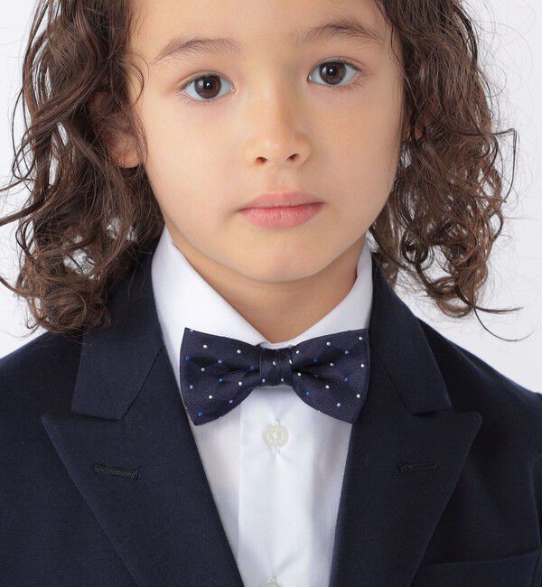 SHIPS KIDS「SHIPS KIDS:セレモニー ドット柄 蝶ネクタイ」|ネクタイ・蝶ネクタイ|
