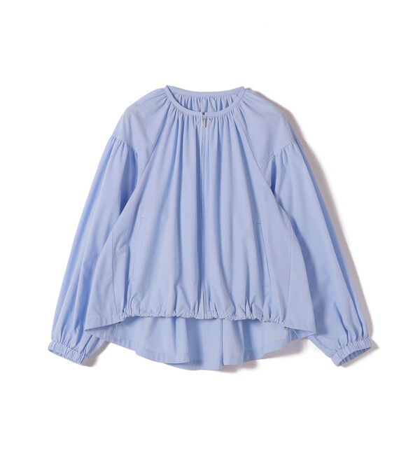 SHIPS for women「〈接触冷感 / 撥水加工〉TEXBRID(R) タフタ ギャザー 羽織 ブルゾン」|ブルゾン・スタジャン|