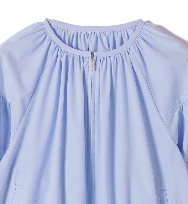 SHIPS for women「〈接触冷感 / 撥水加工〉TEXBRID(R) タフタ ギャザー 羽織 ブルゾン」|ブルゾン・スタジャン|