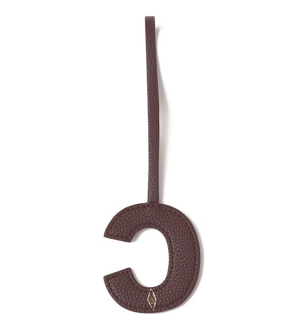 SHIPS for women「《追加予約》【WEB限定】George Cinq:イニシャル チャーム（ブラウン）」|チャーム・キーホルダー|