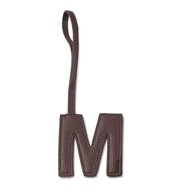 SHIPS for women「《追加予約》【WEB限定】George Cinq:イニシャル チャーム（ブラウン）」|チャーム・キーホルダー|