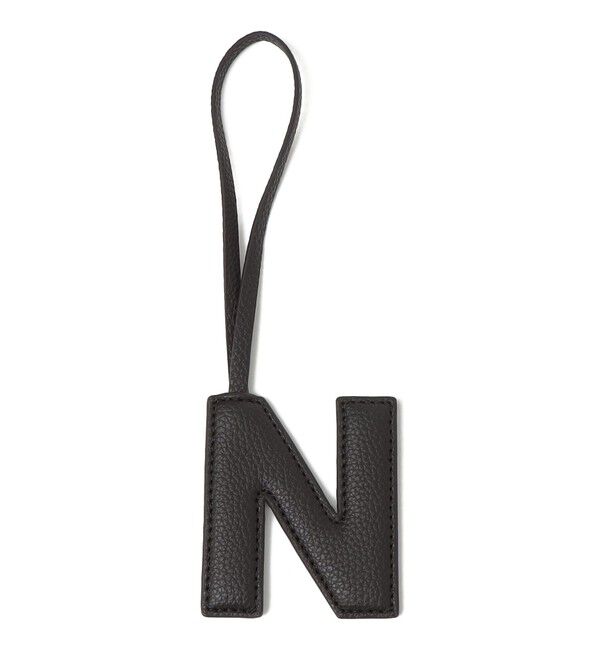 SHIPS for women「《追加予約》【WEB限定】George Cinq:イニシャル チャーム（ブラック）」|チャーム・キーホルダー|