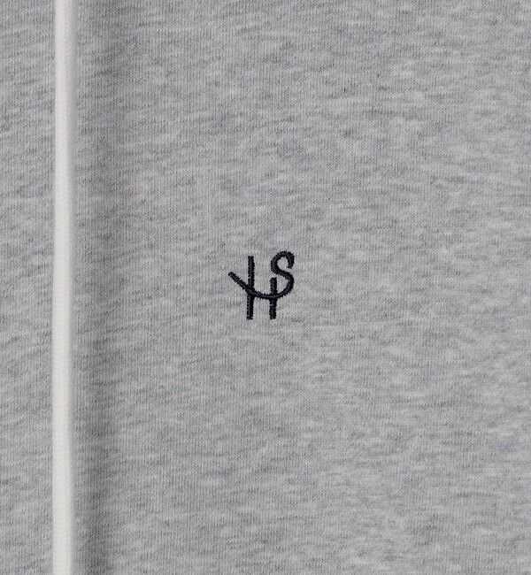 SHIPS「【WEB限定】SHIPS: クロップド ワイド ワンポイント ロゴ ジップアップ フーディー」|パーカー|