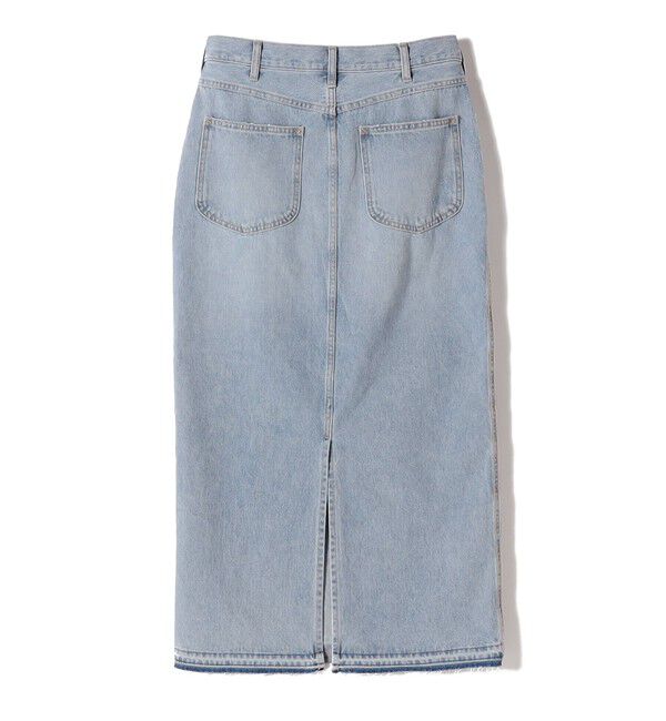 SHIPS for women「SHIPS Primary Navy Label:ブリーチ 5ポケット デニム スカート」|スカート|