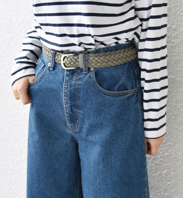 SHIPS Colors 「SHIPS Colors:コード ミックス メッシュ ベルト◇」|ベルト|