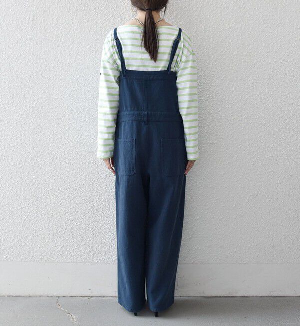 SHIPS any「SHIPS any:〈洗濯機可能〉カルゼ キャミ ワイド サロペット」|オールインワン|