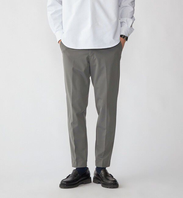 SHIPS「【WEB限定】SHIPS:〈接触冷感〉ジャージ イージー スリム スラックス 」|チノ|