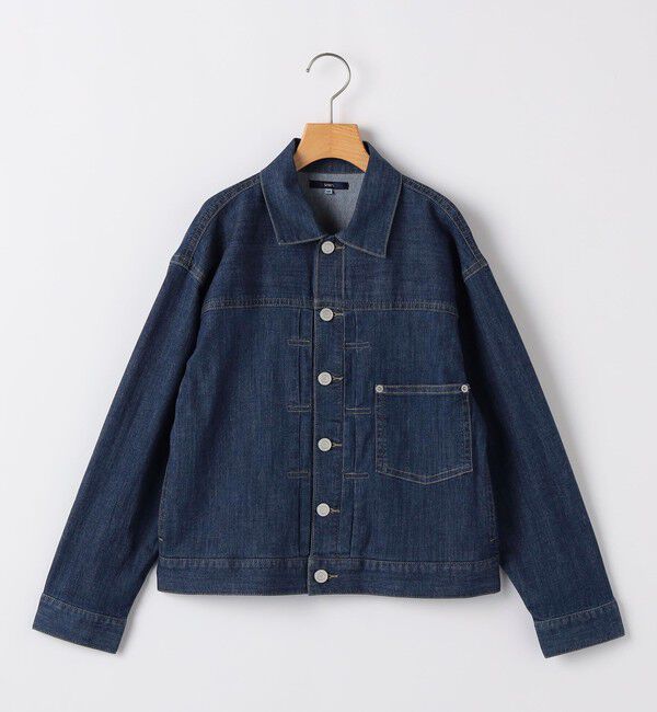 SHIPS KIDS「SHIPS KIDS:140～160cm/ライト デニム ジャケット」|デニムジャケット|ネイビー
