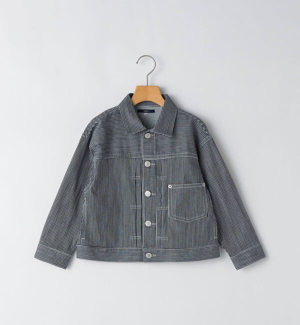 SHIPS KIDS「SHIPS KIDS:100～130cm/ライト デニム ジャケット」|デニムジャケット|