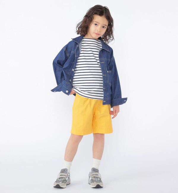 SHIPS KIDS「SHIPS KIDS:100～130cm/ライト デニム ジャケット」|デニムジャケット|