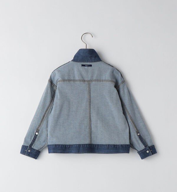 SHIPS KIDS「SHIPS KIDS:100～130cm/ライト デニム ジャケット」|デニムジャケット|