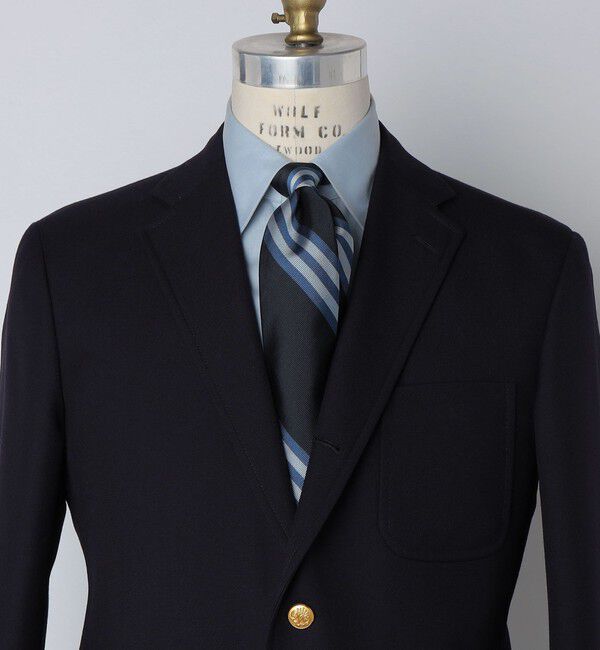 SHIPS「【SHIPS別注】TUDOR ROSES: シルク レップ レジメンタル ネクタイ」|ネクタイ・蝶ネクタイ|ネイビー