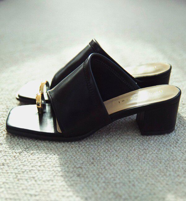 quaranciel「quaranciel: トゥリング メタル ヒール サンダル」|サンダル|