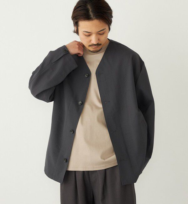 SHIPS Colors 「SHIPS Colors:〈吸水速乾・接触冷感・洗濯機可能〉ドライ ワッシャー シャツ カーディガン◇」|カーディガン|