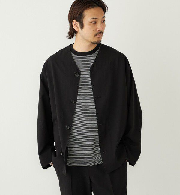 SHIPS Colors 「SHIPS Colors:〈吸水速乾・接触冷感・洗濯機可能〉ドライ ワッシャー シャツ カーディガン◇」|カーディガン|