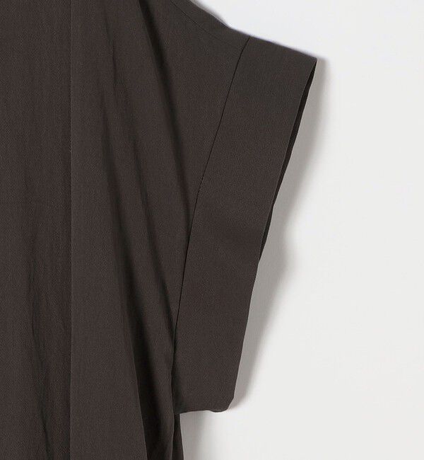 SHIPS any「SHIPS any:〈洗濯機可能〉ツイル バンドカラー フレンチ フレア シャツ ワンピース」|ワンピース|