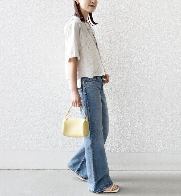 SHIPS for women「〈手洗い可能〉オープン ワーク レース 刺繍 ベスト」|ベスト・ジレ|